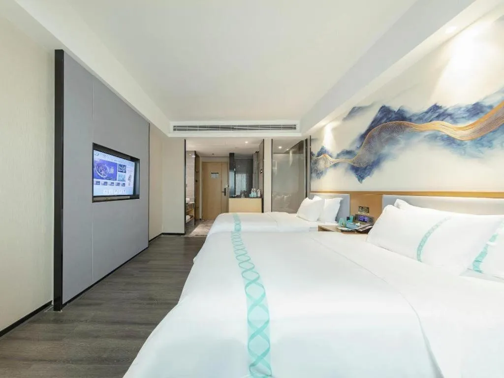 Bed in Xana Lite Huizhou Railway Station