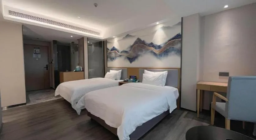 Bed in Xana Lite Huizhou Railway Station