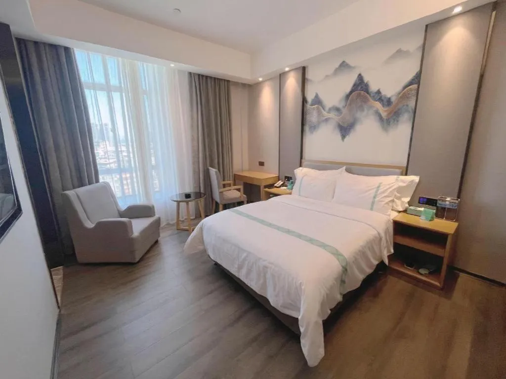 Bed in Xana Lite Huizhou Railway Station