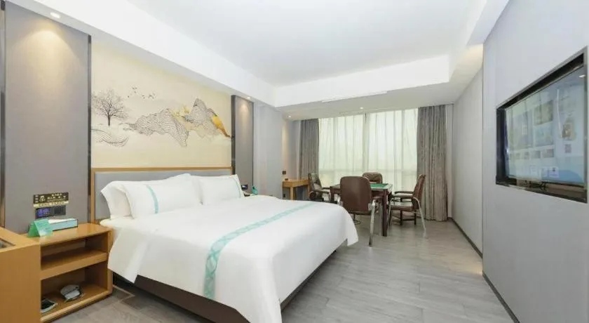 Bed in Xana Lite Huizhou Railway Station