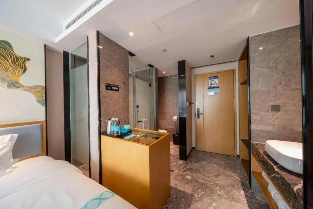 Bed in Xana Lite Huizhou Railway Station