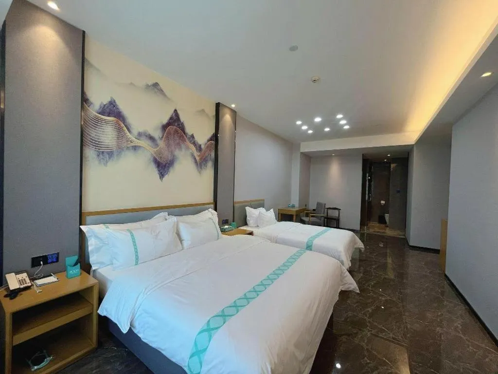 Bed in Xana Lite Huizhou Railway Station