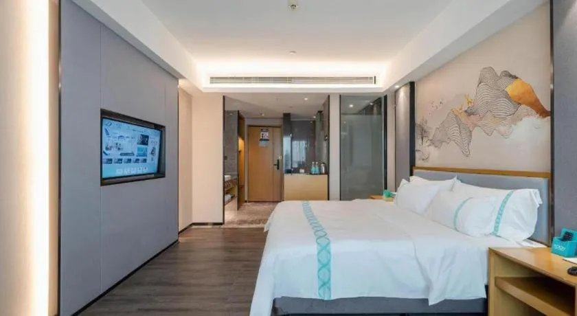 Bed in Xana Lite Huizhou Railway Station