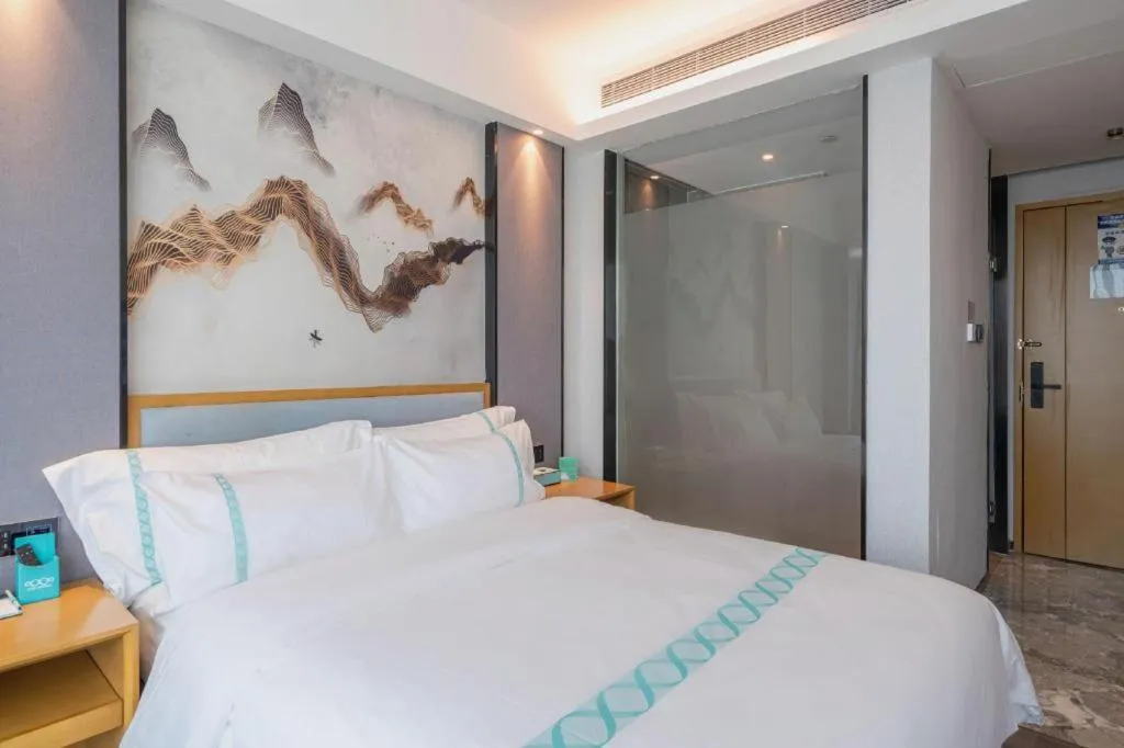 Bed in Xana Lite Huizhou Railway Station