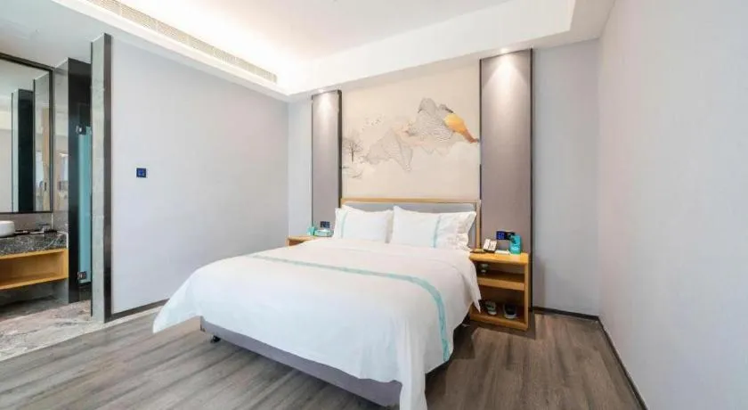 Bed in Xana Lite Huizhou Railway Station