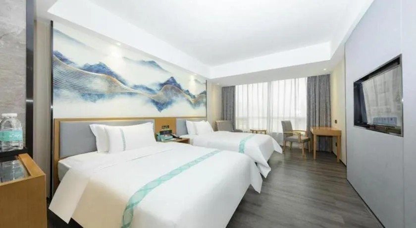 Bed in Xana Lite Huizhou Railway Station