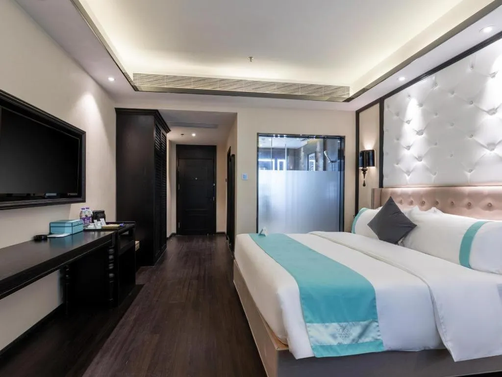 Bed in Xana Hotelle Zhongshan Fuhua Road