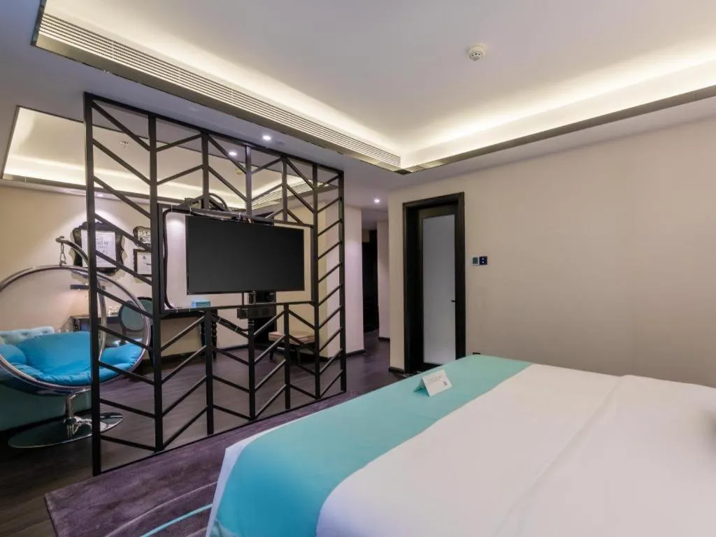 Bed in Xana Hotelle Zhongshan Fuhua Road