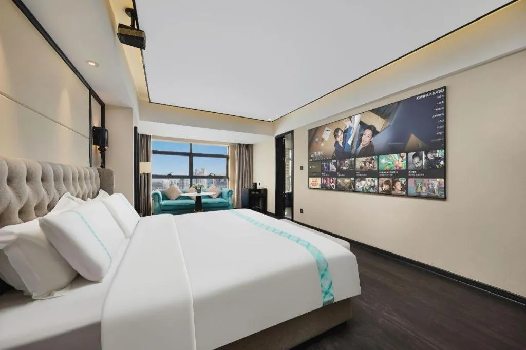 Bed in Xana Hotelle Zhongshan Bus Terminal Fuhuang Road Tianyuecheng