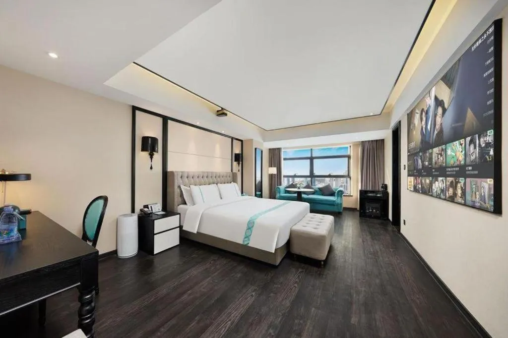 Bed in Xana Hotelle Zhongshan Bus Terminal Fuhuang Road Tianyuecheng