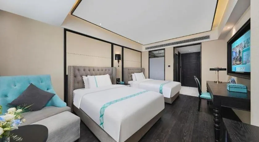 Bed in Xana Hotelle Zhongshan Bus Terminal Fuhuang Road Tianyuecheng