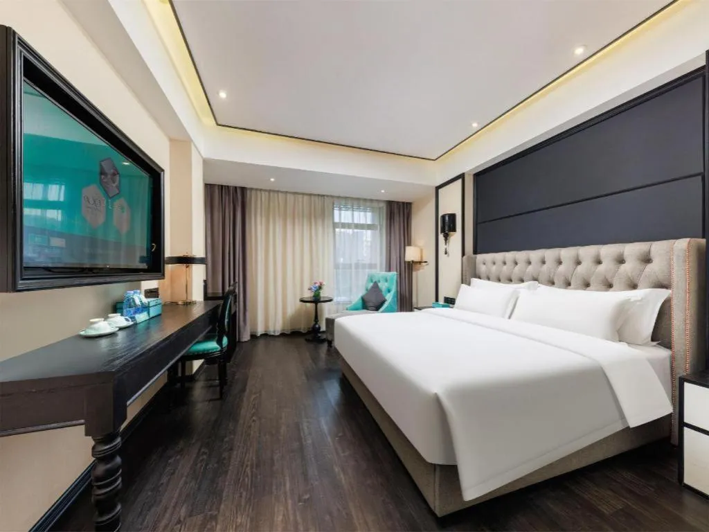 Bed in Xana Hotelle Zhongshan Bus Terminal Fuhuang Road Tianyuecheng