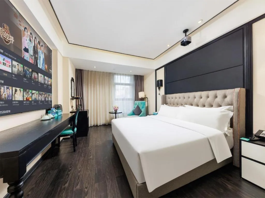 Bed in Xana Hotelle Zhongshan Bus Terminal Fuhuang Road Tianyuecheng