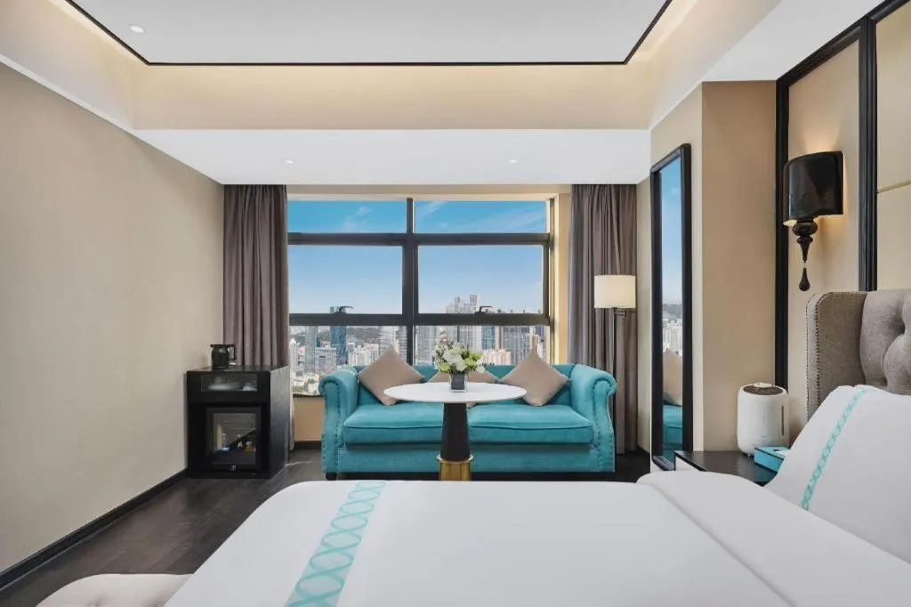 Bed in Xana Hotelle Zhongshan Bus Terminal Fuhuang Road Tianyuecheng