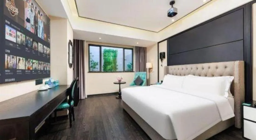 Bed in Xana Hotelle Zhongshan Bus Terminal Fuhuang Road Tianyuecheng