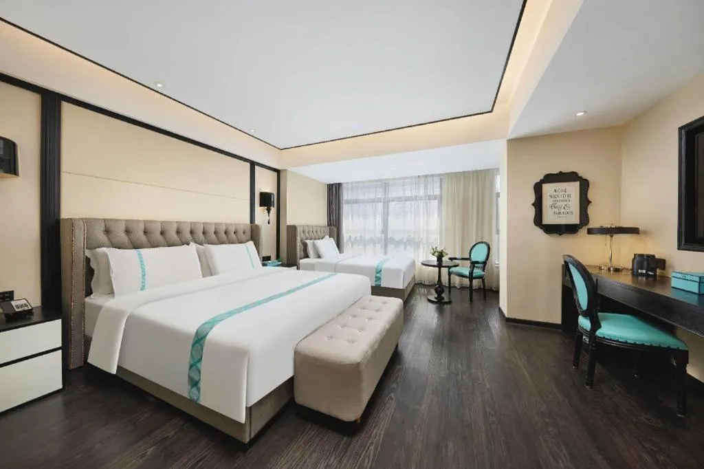 Bed in Xana Hotelle Zhongshan Bus Terminal Fuhuang Road Tianyuecheng