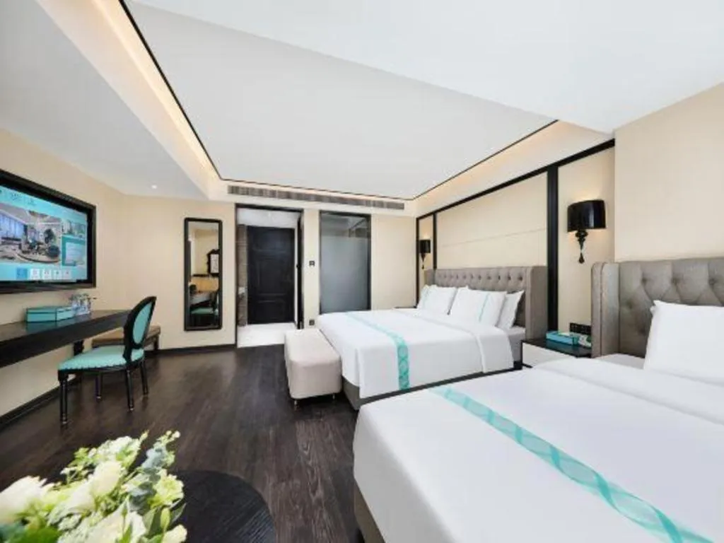 Bed in Xana Hotelle Zhongshan Bus Terminal Fuhuang Road Tianyuecheng