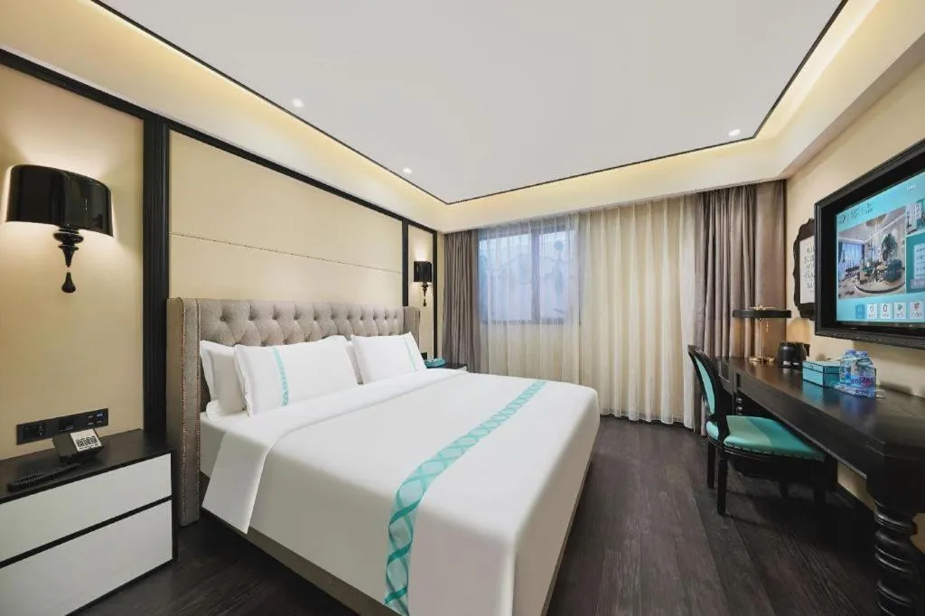 Bed in Xana Hotelle Zhongshan Bus Terminal Fuhuang Road Tianyuecheng