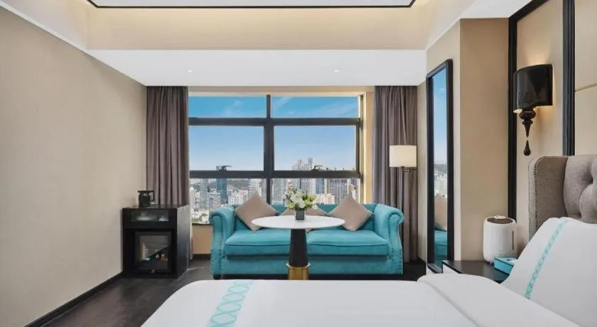 Bed in Xana Hotelle Zhongshan Bus Terminal Fuhuang Road Tianyuecheng