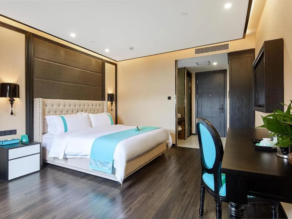 Bed in Xana Lite Hotelle Tianjin Huaming Binhai International Airport