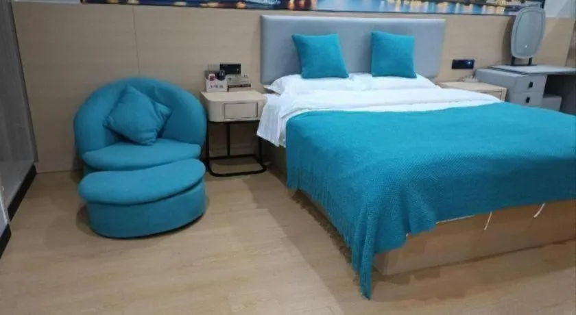 Bed in Shell Hotel Taixing Huangqiao Town Dinghui Road