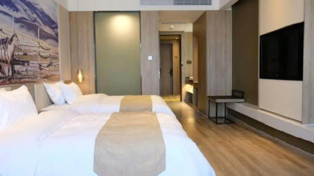 Bed in GreenTree Eastern Hotel Bengbu Huaishang District Yubo Garden