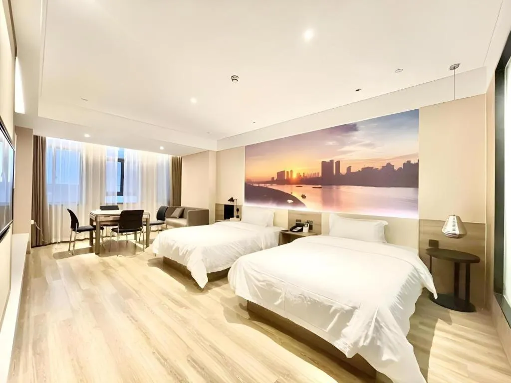 Bed in GreenTree Eastern Hotel Bengbu Huaishang District Yubo Garden