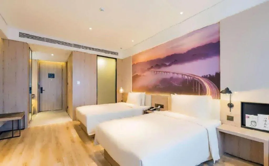 Bed in GreenTree Eastern Hotel Bengbu Huaishang District Yubo Garden