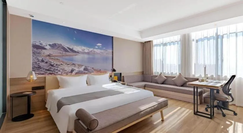 Bed in GreenTree Eastern Hotel Bengbu Huaishang District Yubo Garden