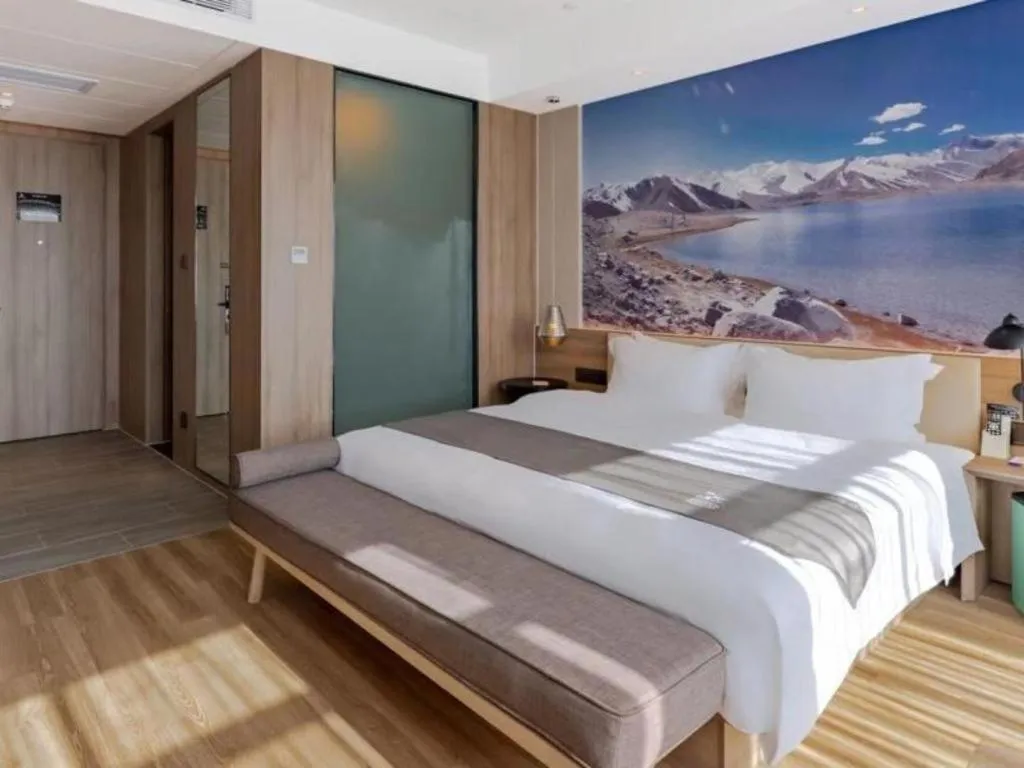 Bed in GreenTree Eastern Hotel Bengbu Huaishang District Yubo Garden