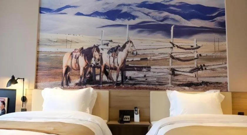 Bed in GreenTree Eastern Hotel Bengbu Huaishang District Yubo Garden