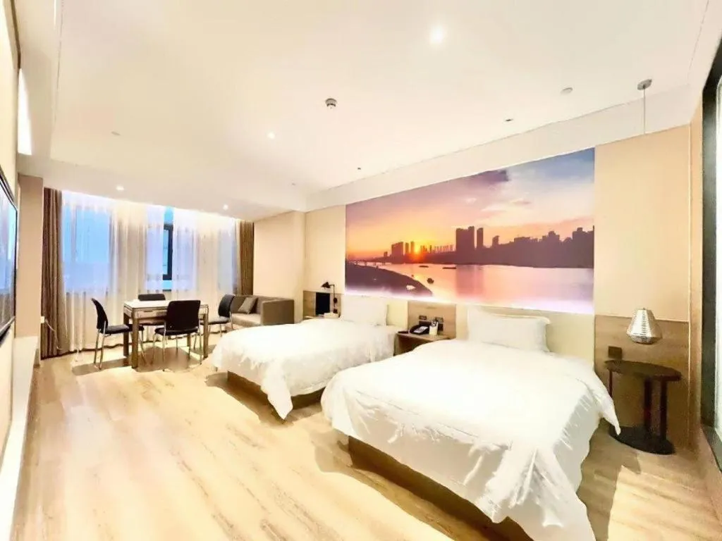 Bed in GreenTree Eastern Hotel Bengbu Huaishang District Yubo Garden