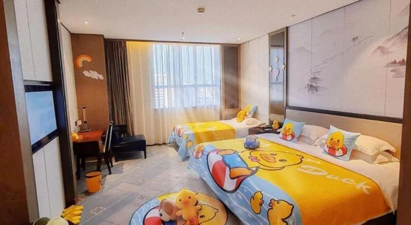 Bed in Dahe Jinjiang Hotel