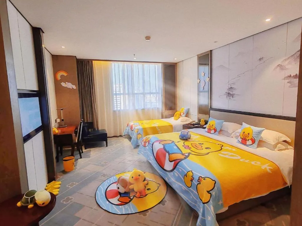 Bed in Dahe Jinjiang Hotel