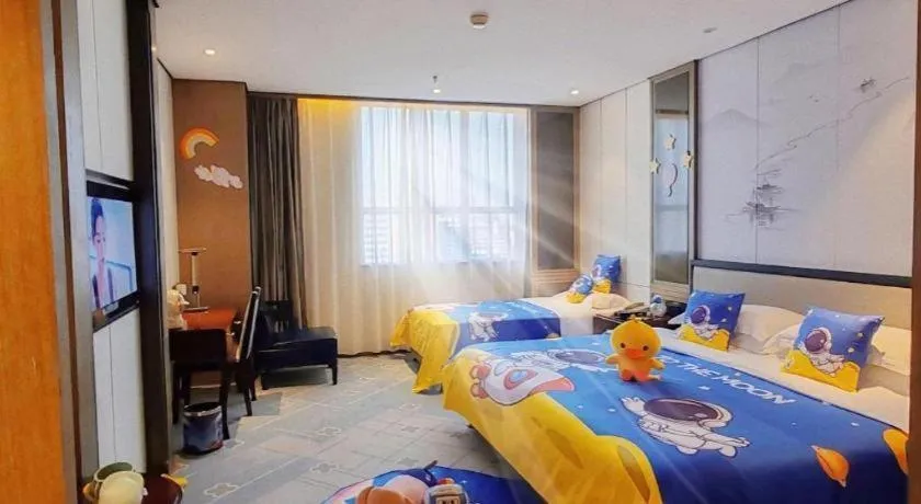 Bed in Dahe Jinjiang Hotel