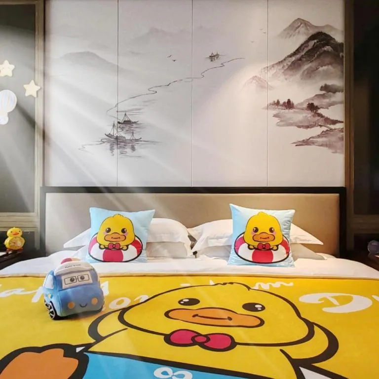 Bed in Dahe Jinjiang Hotel