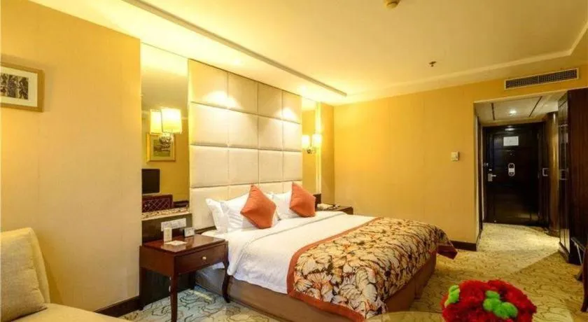 Bed in Dahe Jinjiang Hotel