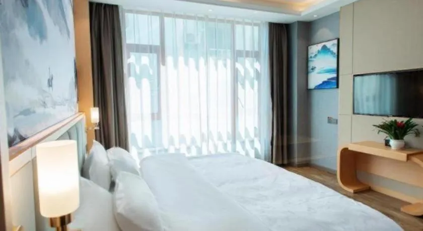 Bed in GreenTree Eastern Hotel Yunnan Shangri-La Yangtang Road