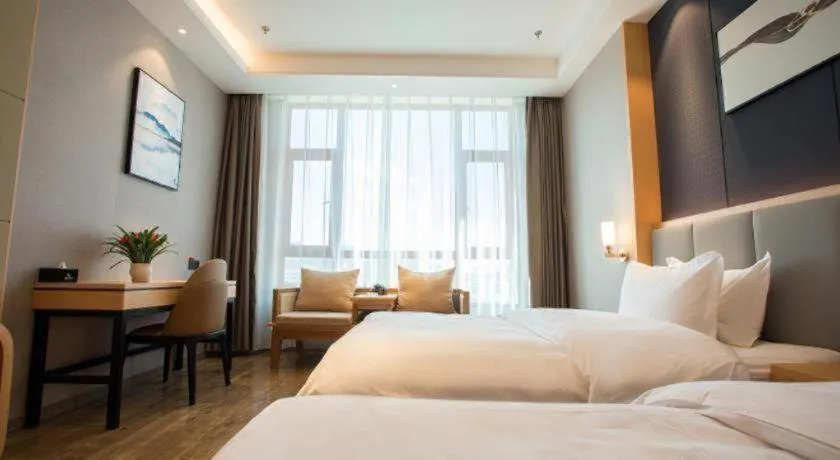 Bed in GreenTree Eastern Hotel Yunnan Shangri-La Yangtang Road