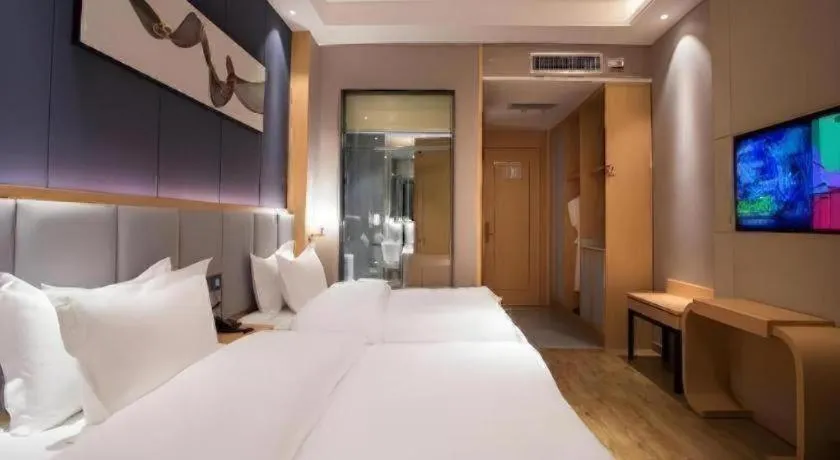 Bed in GreenTree Eastern Hotel Yunnan Shangri-La Yangtang Road