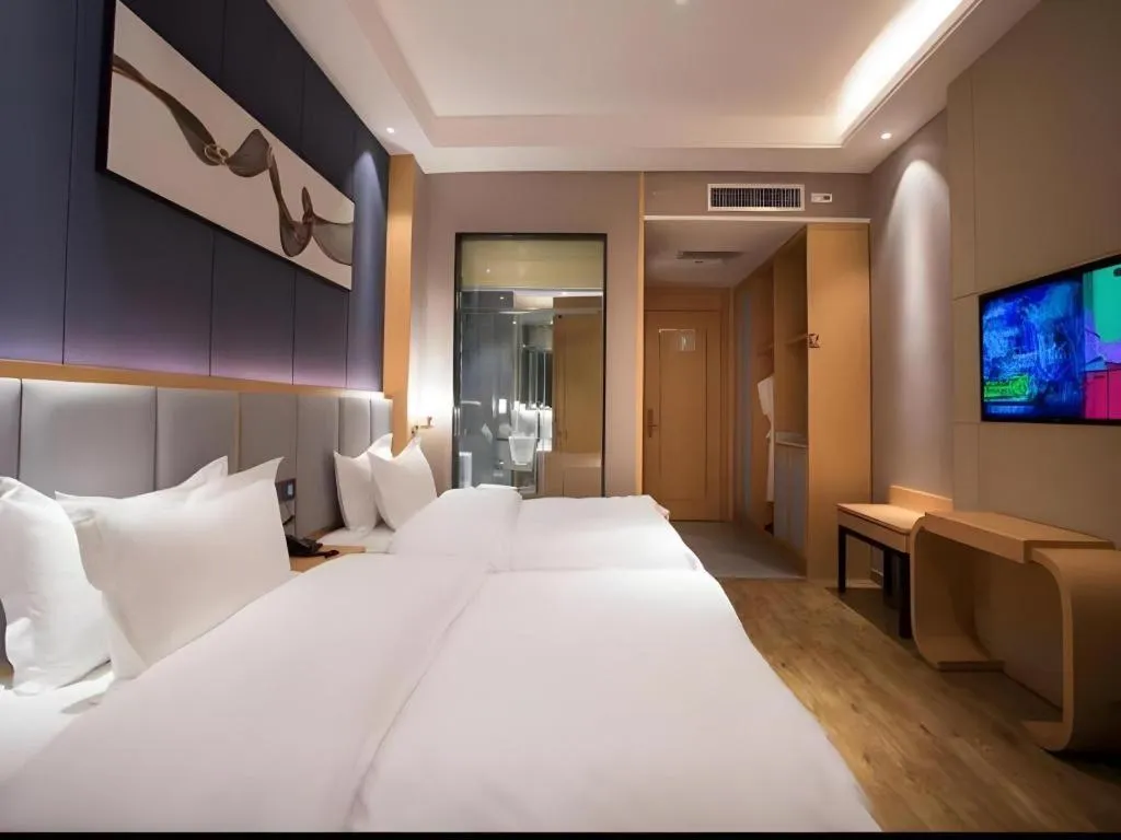 Bed in GreenTree Eastern Hotel Yunnan Shangri-La Yangtang Road