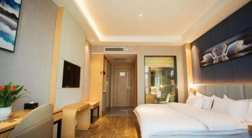 Bed in GreenTree Eastern Hotel Yunnan Shangri-La Yangtang Road