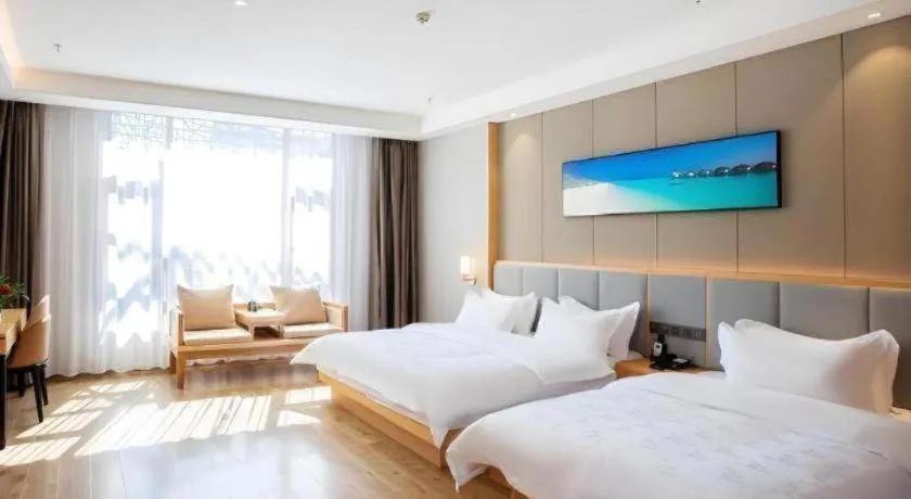 Bed in GreenTree Eastern Hotel Yunnan Shangri-La Yangtang Road