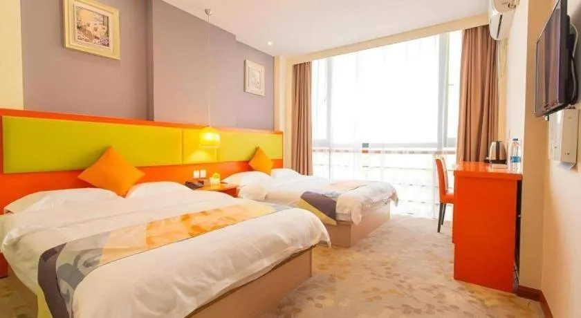 Bed in Shell Hotel Yangzhou Yangzijiang Bei Road Slender West Lake Scenic Area