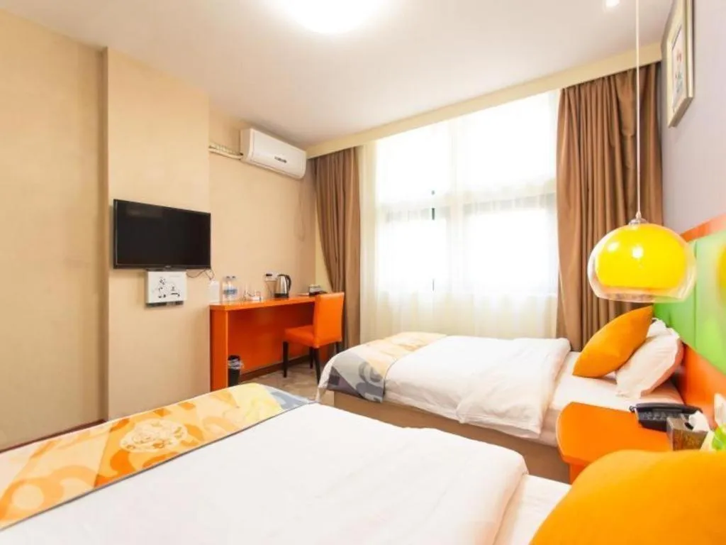 Bed in Shell Hotel Yangzhou Yangzijiang Bei Road Slender West Lake Scenic Area