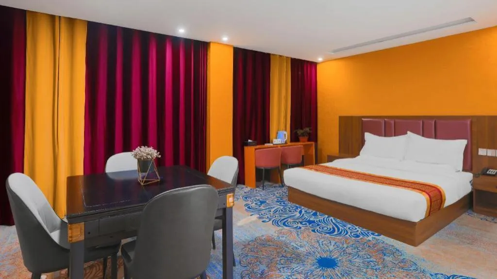 Bed in Shell Hotel Nanyang High-Speed Railway Station Jiangying Airport Huayaocheng