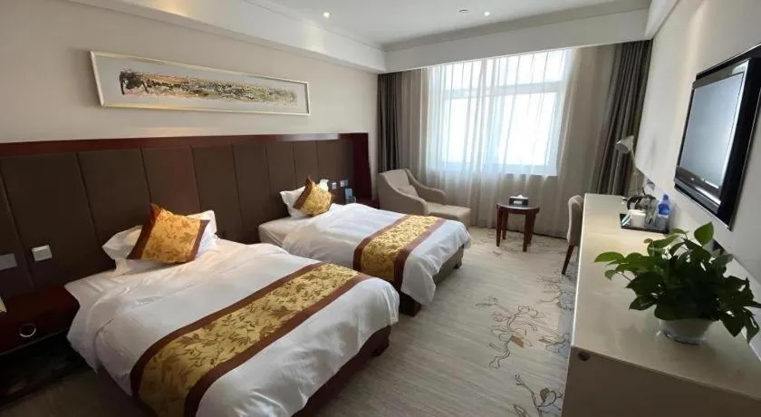 Bed in GreenTree Alliance Hotel Tongcheng Tong'an Road Beidao