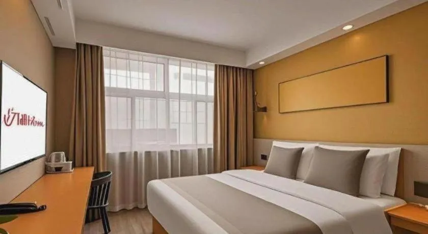 Bed in Shell Hotel Zaozhuang Xinchang Road Bada Market