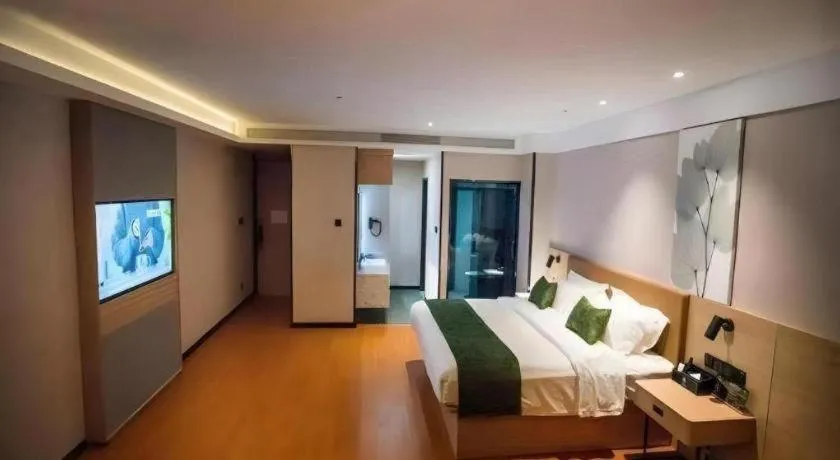 Bed in GreenTree Inn Tangshan Nanhu International Exhibition Center