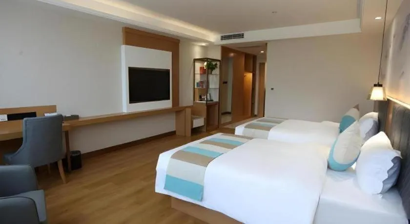 Bed in GreenTree Inn Heze Shan County New Bus Station